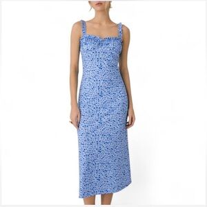 Commense Cami Floral Bohemian Vacation Midi Dress - Size M